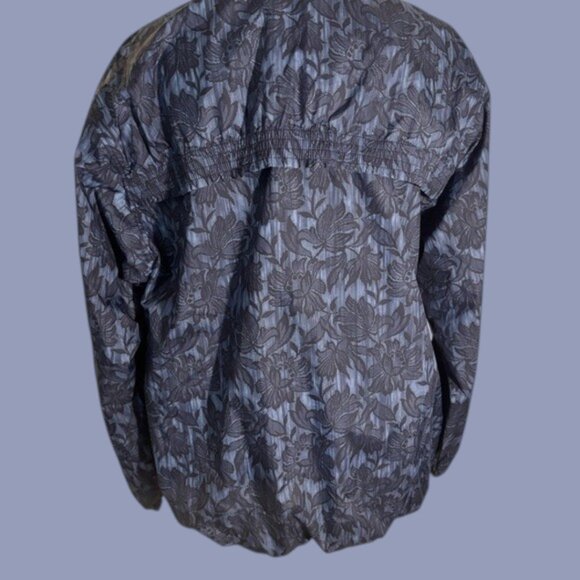 Athleta Women's Blue Sight Seer Lace Ripstop Jacket Size Large - Picture 11 of 14